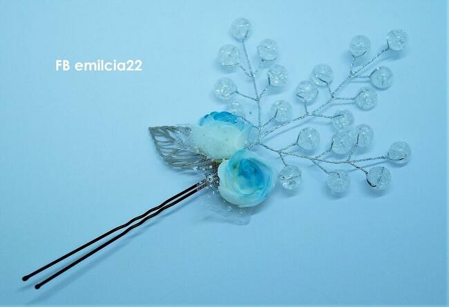 Kokówka ozdoba do włosów, wykonana na zamówienie