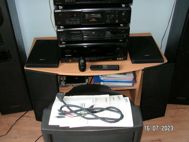 Kolekcjonerska wieża SONY + kolumny głośnikowe (osobno)