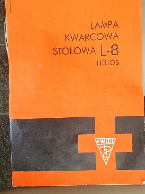 Lampa Kwarcowa Stołowa L-8