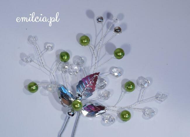 Kokówka ozdoba do włosów, wykonana na zamówienie