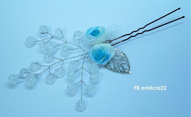 Kokówka ozdoba do włosów, wykonana na zamówienie