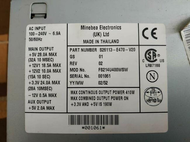 zasilacz FS214U400WSW 400W