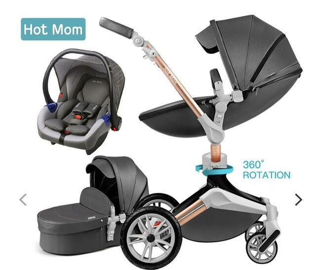 wózek dziecięcy 3w1 hot mom