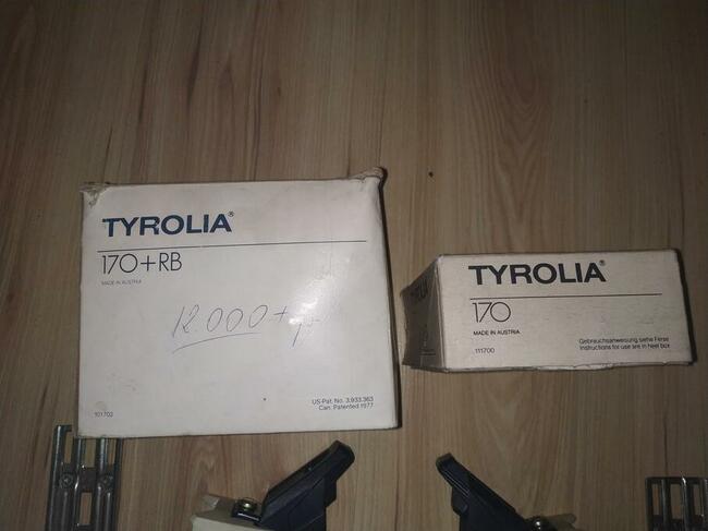 Wiązania narciarskie, zapięcia TYROLIA 170+RB nowe