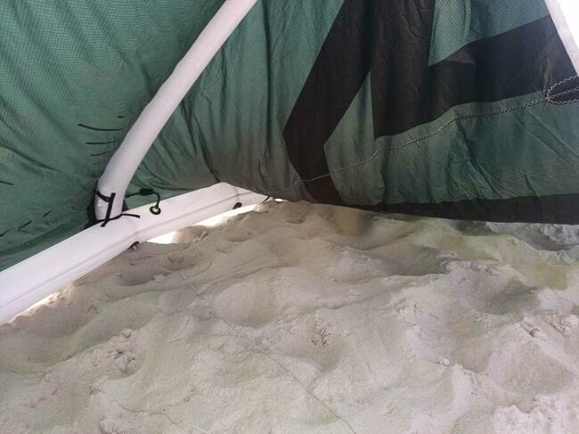 NORTH RINO kite + bar + plecak, kitesurfing