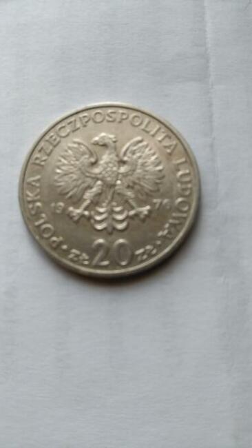 9. PRL 20 zł. z 1976 r. bez znaku menniczego
