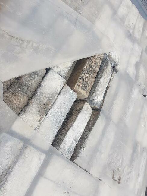 Cegła elewacyjna, szara biała holenderska KM663 SOPO