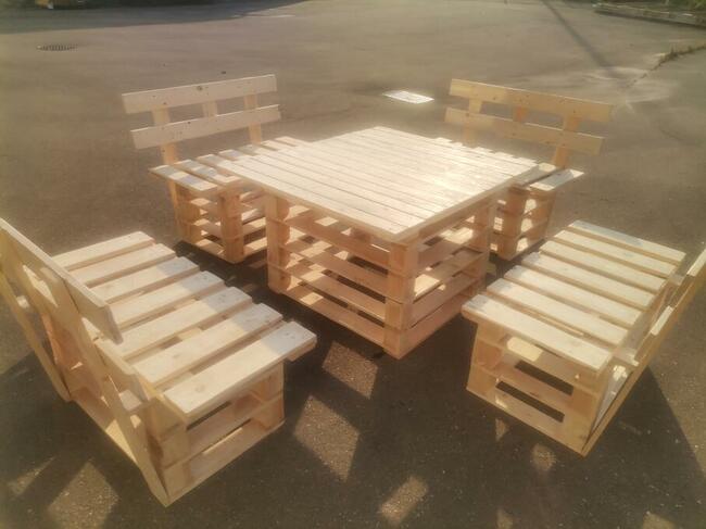 Meble ogrodowe z palet