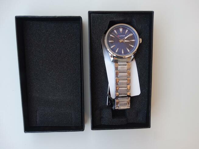 Klasyczny zegarek męski luma bransoleta pudełko