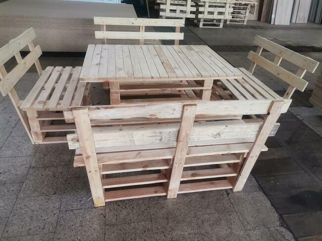 Meble ogrodowe z palet