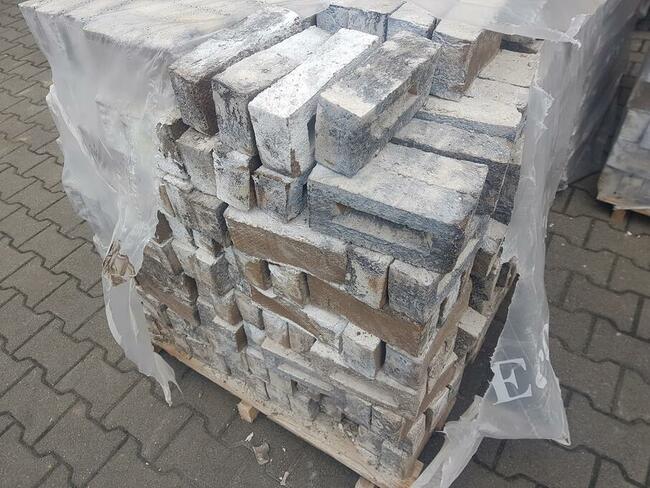 Cegła elewacyjna, szara biała holenderska KM663 SOPO