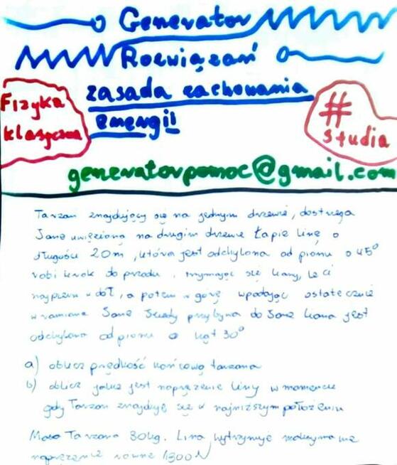 Ruch niejednostajny po okręgu - Zestaw rozwiązań