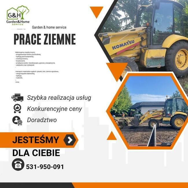 Prace ziemne, niwelacja, dolnyśląsk