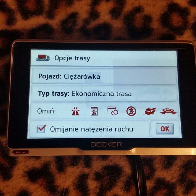 Nawigacja BECKER Transit 5 tir Mapa NAVTEQ AutoMapa ODBLOKOW