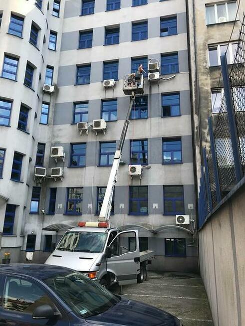 Wynajem zwyżki, zwyżka do 40m, Podnośniki koszowe i operator