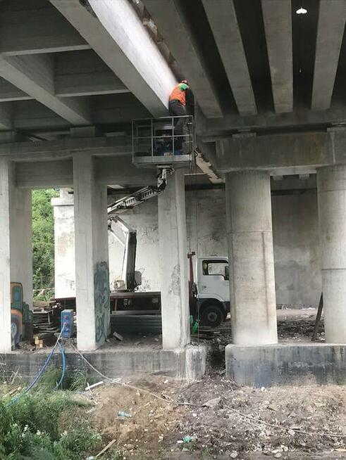 Wynajem zwyżki, zwyżka do 40m, Podnośniki koszowe i operator