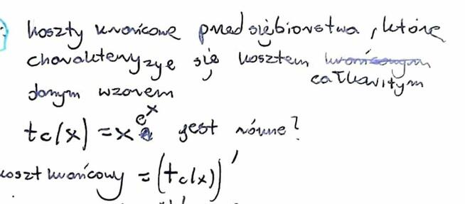 Oblicz koszt krańcowy przedsiębiorstwa - Zestaw rozwiązań