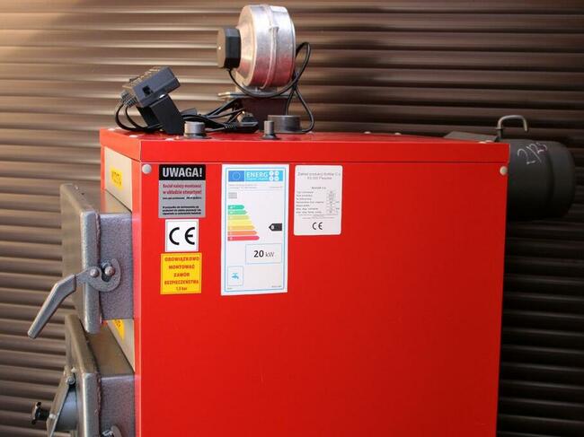 FABRYKA KOTŁÓW PLESZEW Piec kocioł uks drewno 19kw 140m2