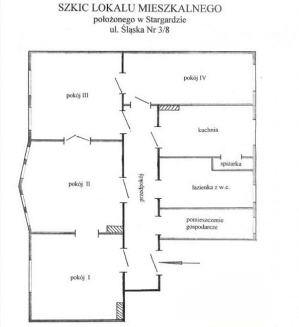 Mieszkanie 128m2 na 3 piętrze w kamienicy do kapitalnego rem