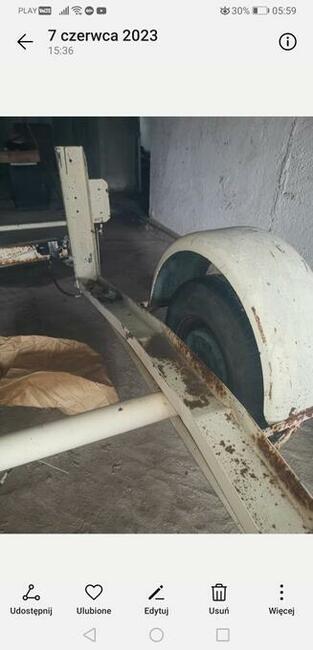 Sprzedam przyczepę podlodziową