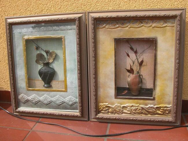 2 sztuki obraz/ obrazek 3d