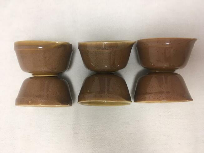 PRL miseczki bulionówki komplet Mirostowice