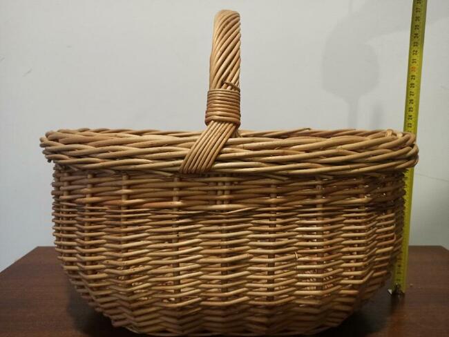 KOSZYK WIKLINOWY duży na grzyby