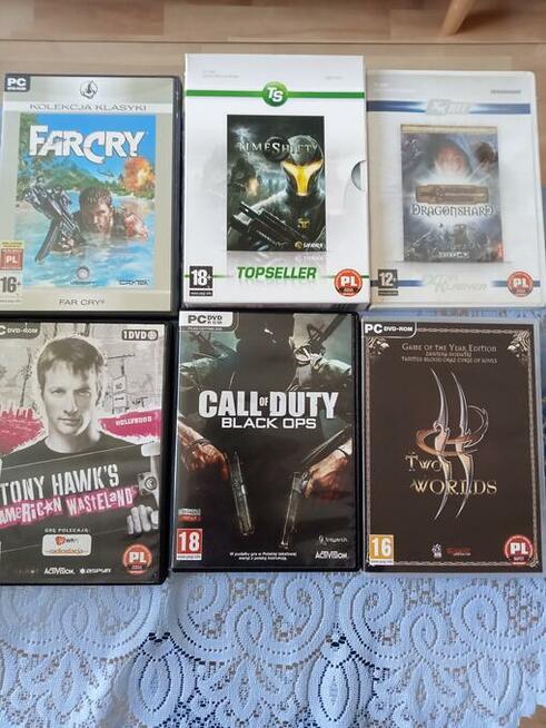 Sprzedam komputer stacjonarny oraz kierownicę i gry