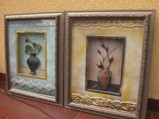 2 sztuki obraz/ obrazek 3d