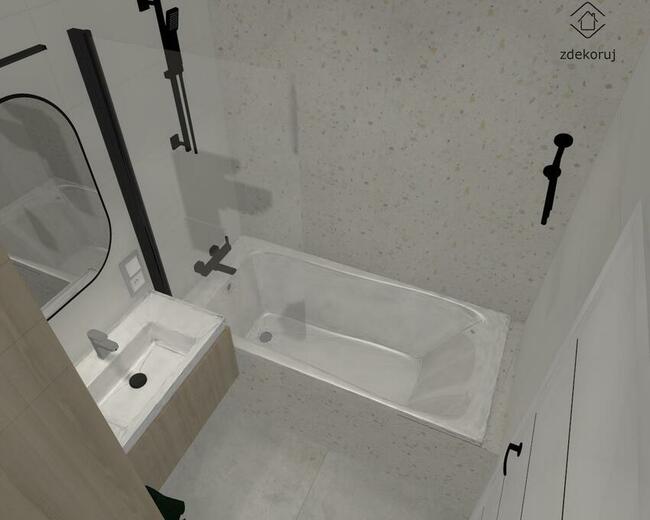 Remont łazienki według projektu Łódź ZREMONTUJ