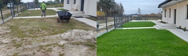 Minitraktor, Glebozgryzarka separacyjna - Usługi ogrodnicze