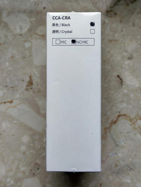 Nowe słuchawki CCA CRA dokanałowe, IEM