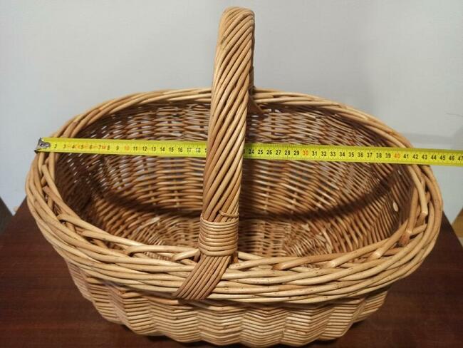 KOSZYK WIKLINOWY duży na grzyby