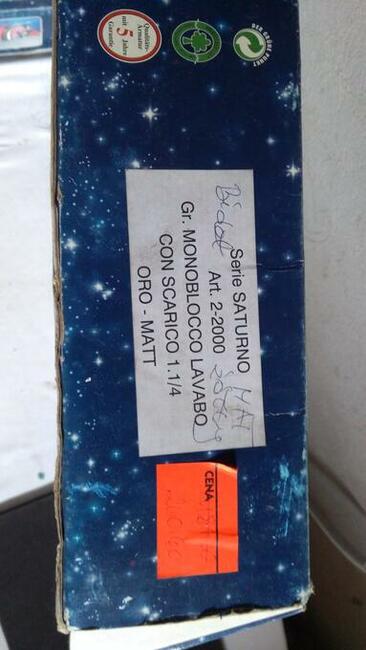 Bateria pod prysznic i kran do umywalki