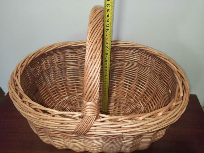 KOSZYK WIKLINOWY duży na grzyby