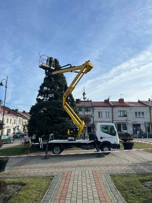 Zwyżka podnośnik koszowy podest 20m 25m wynajem usługi LEMON