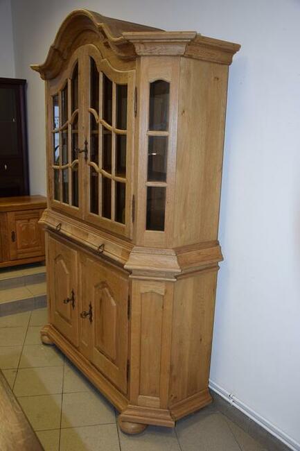 komoda z nadstawką - kredens z litego dębu jak nowy