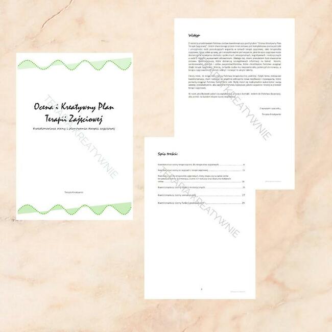 Terapia zajęciowa materiały terapeutyczne dydaktyczne