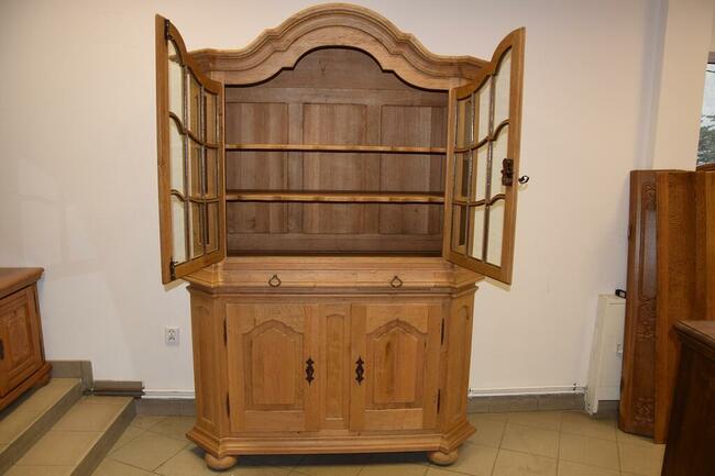 komoda z nadstawką - kredens z litego dębu jak nowy