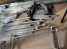 Sprzedam Rurki chromowane, blat, regał, półka, garderoba, wi