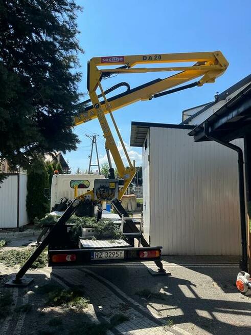 Zwyżka podnośnik koszowy podest 20m 25m wynajem usługi LEMON