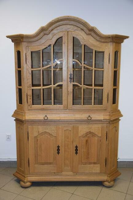 komoda z nadstawką - kredens z litego dębu jak nowy