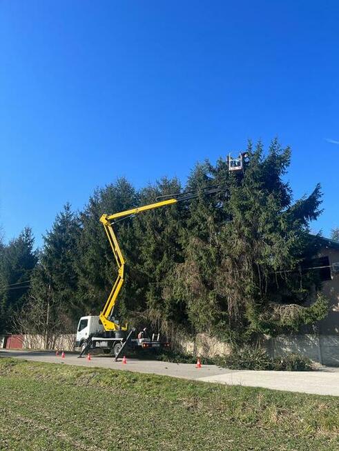 Zwyżka podnośnik koszowy podest 20m 25m wynajem usługi LEMON