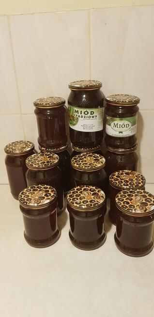 Sprzedam miód ze spadzi iglastej z jodły