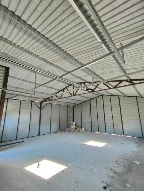 Garaż blaszany , garaż podwójny, magazyn , hale blaszane