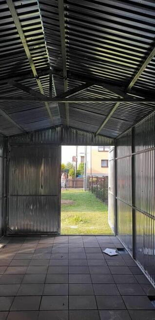Garaż z blachy ocynkowanej, garaże na wymiar