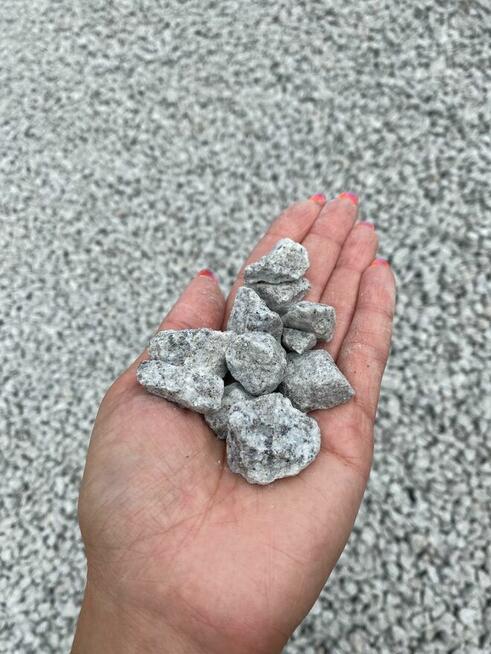 Grys granitowy jasno szary, dalmatynczyk . Frakcja 16/22mm