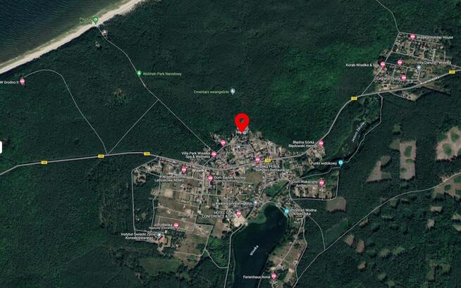 Miejsca postojowe, strzeżone osiedle, Wisełka