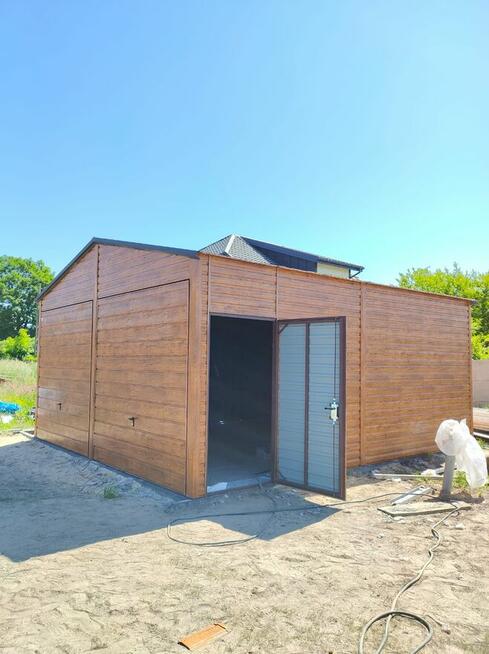 Garaż blaszany , garaż podwójny, magazyn , hale blaszane