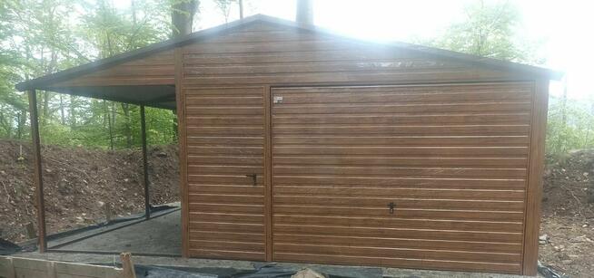 Garaż blaszany + wiatka , blaszaki, garaże na wymiar